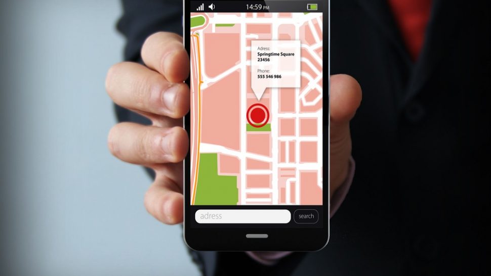 demo of how gps phone tracking app works